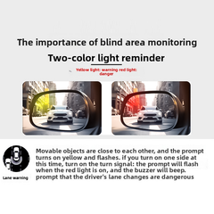 Cimosx DX BSD blind spot monitoring,lane assist system,microwave radar lane change safety warning,two-color warning light,reversing RCTA side vehicle warning,door opening warning,special general models available,all-weather blind spot sensing assistance