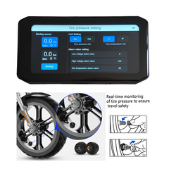 CIMOSX VSM Motorcycle Dash Cam 2K Front and Rear Dual Recording｜Support CarPlay/Android Auto｜BSD Blind Spot Monitoring｜Tire Pressure Monitoring｜6.25" HD IPS Waterproof Touch Screen｜GPS Track Recording｜Wireless WiFi Preview