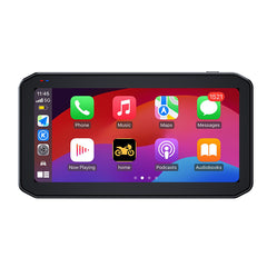 Cimosx NEX Motorcycle CarPlay/Android Auto Navigation Recorder｜Front and rear dual cameras 1080P｜Wireless tire pressure monitoring｜60FPS high-refresh HD screen｜IP67 waterproof｜Specialized intelligent central control for riding