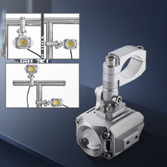 Cimosx HL1 Motorcycle LED headlight HL1 Tangent high and low beam spotlight External two-color light Modified flashing high brightness Universal headlight Suitable for motorcycles/electric vehicles/engineering vehicles/off-road vehicles