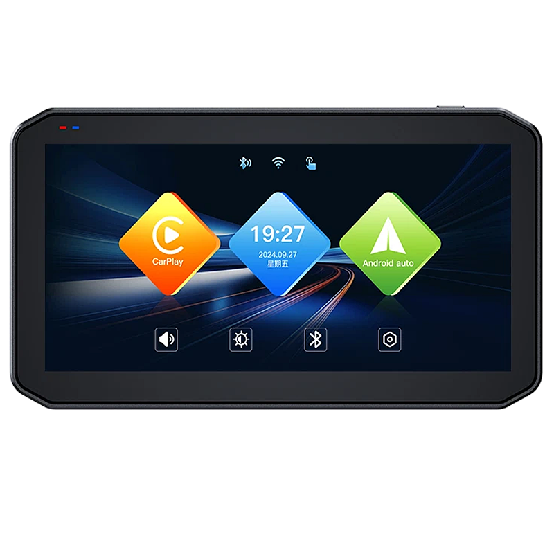 Cimosx NEX Motorcycle CarPlay/Android Auto Navigation Recorder｜Front and rear dual cameras 1080P｜Wireless tire pressure monitoring｜60FPS high-refresh HD screen｜IP67 waterproof｜Specialized intelligent central control for riding